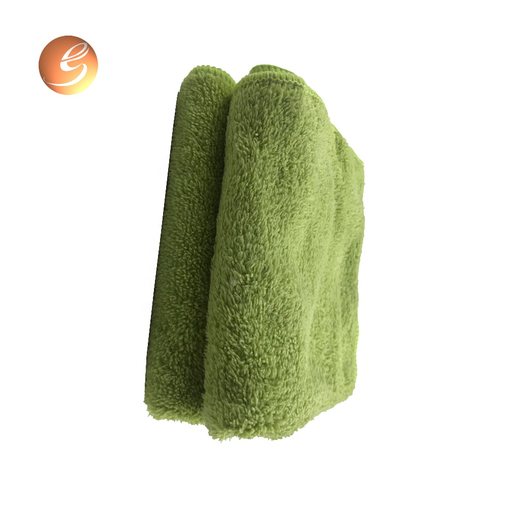 Microfiber coral fleece cleaning towel for car polishing cloth