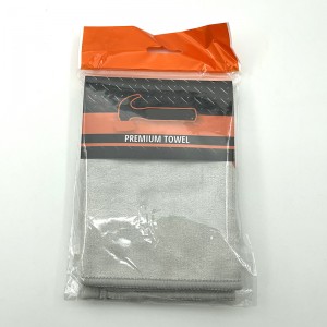 Wholesale Custom Label Logo Microfiber Good Water Absorption Car Kitchen Glass Cleaning Cloth