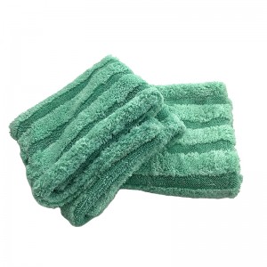 Microfiber Coral Fleece and Twisted Loop Car Wash Towel car cleaning cloth