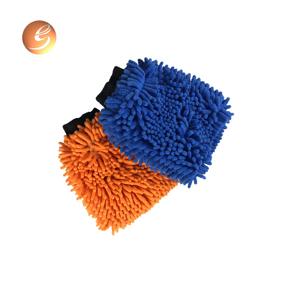 Eastsun durable easy to clean car care wash chenille mitt
