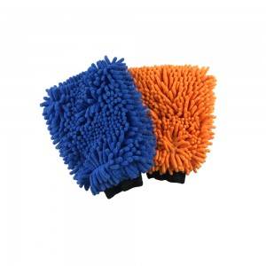 Scratch free thick cotton cleaning dusting car wash microfiber mitts