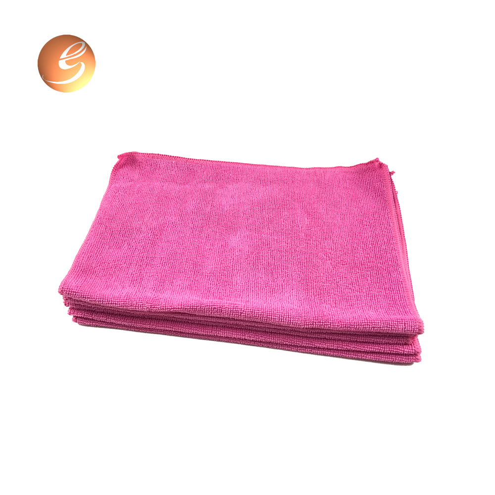 Hot Selling for Microfiber Car Seat Towel - Chinese Classical 250 gsm Pink Color Microfiber Car Wash Cleaning Cloth Auto Detailing Towels – Eastsun
