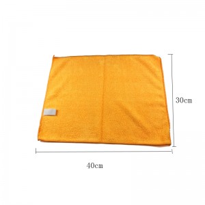 China Cheap price 30 * 40cm Car Home Cleaning Micro Fiber Towels Microfibre Cleaning Auto Soft Cloth Washing Cloth Towel Duster