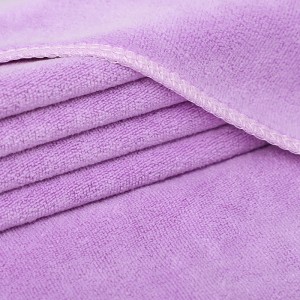 China Factory Microfiber Weft Knitting Towel Car Hair Pet Drying Towel Car Cleaning Cloth