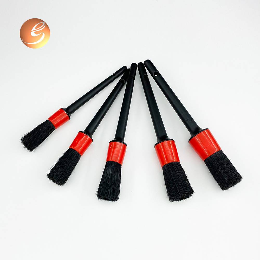 Chinese wholesale Detail Brush Kit - Car cleaning brush round bristle brush 5PCS car auto detailing brush set – Eastsun