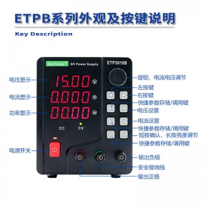 ETP6X Series Single Channel DC  Power Supply