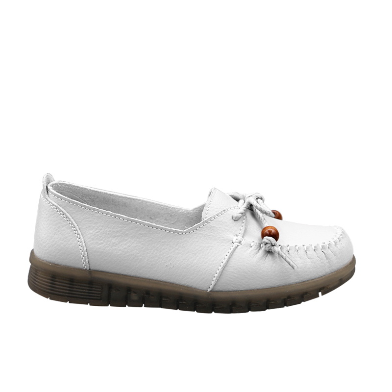lady fashion breathable shoes women’s leather loafers shoes for lady
