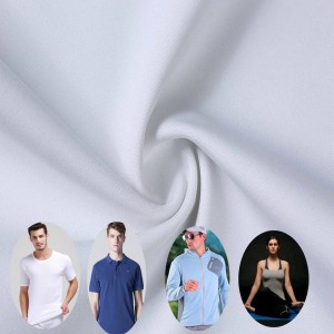 Tái chế polyester spandex rpet Repreve lycra áo thun thể thao vải legging làm từ vật liệu chai nhựa tái chế.