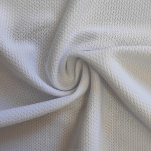 100% Polyester corn grain mesh sports wear fabrics