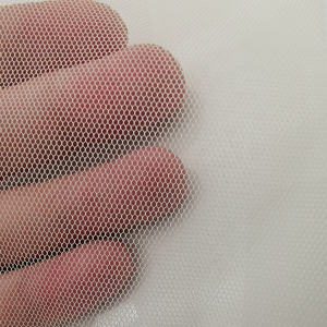 Rotllo de tela de malla de malla de mosquitera 100% polièster reciclat per a vestit de núvia, llit