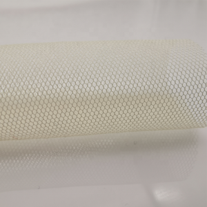 Gerecycled 100% polyester klamboe netweefselrol voor trouwjurk, bed