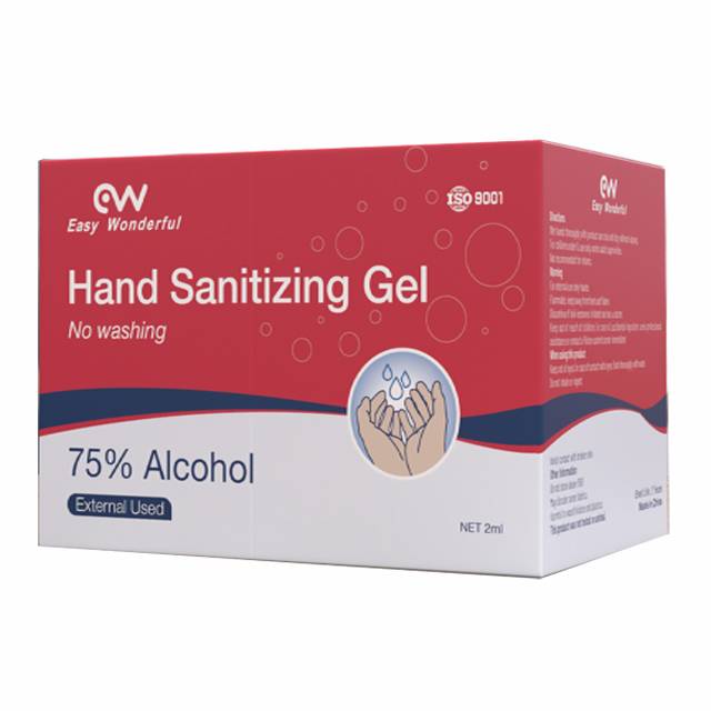 Easy Wonderful Brand High Quality 2ml Hand Sanitizer &Antibacterial Gel Featured Image