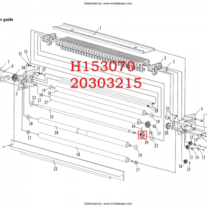 2030315-00 / H153070 gear for 24 pro minilab