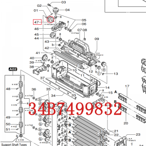 34B7499832 Gear for Fuji Frontier minilab