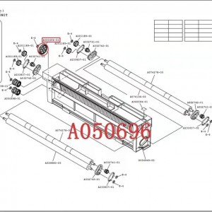 A050696 GEAR O32T for Noritsu Minilab