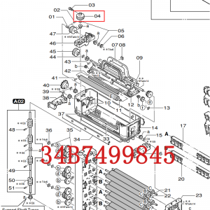 34B7499845 Gear for Fuji Frontier Minilab