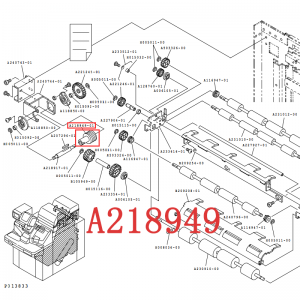 A218949 GEAR for QSS 2301/2701 Noritsu minilab
