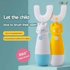 Bottom price Toothbrush For Sensitive Teeth - Children’s u shape toothbrush-suitable for boys and girls aged 2-8 years – Yibo Yizhi