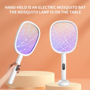 Newly Arrival Led Mosquito Trap Led - EBEZ™ 2-in-1 Electric Mosquito Bat-with USB charging dock display power screen – Yibo Yizhi