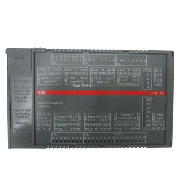 ABB 07KT97B PLC CENTRAL UNIT ADVANT CONTROLLER Fast worldwide delivery