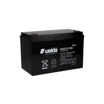 Weida HXG12-100/200 batterie de stockage d'énergie au plomb scellée, contrôlée par Valve, batterie colloïdale