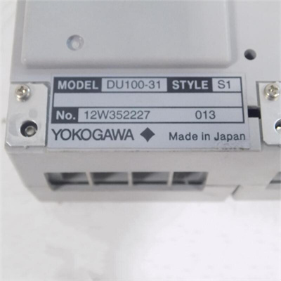 YOKOGAWA DU100-31 入力モジュール - 理由