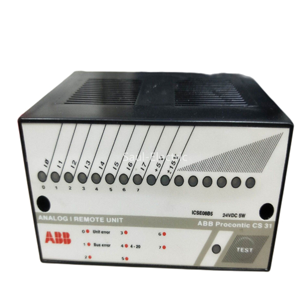 ABB ICSE08B5 FPR3346501R1012 Unité analogique à distance Livraison rapide dans le monde entier