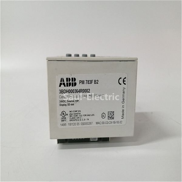Unidade de processamento central ABB PM783F 3BDH000364R0002 - seu melhor fornecedor