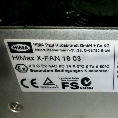 HIMA X-FAN 18 03 Entrada analógica original...