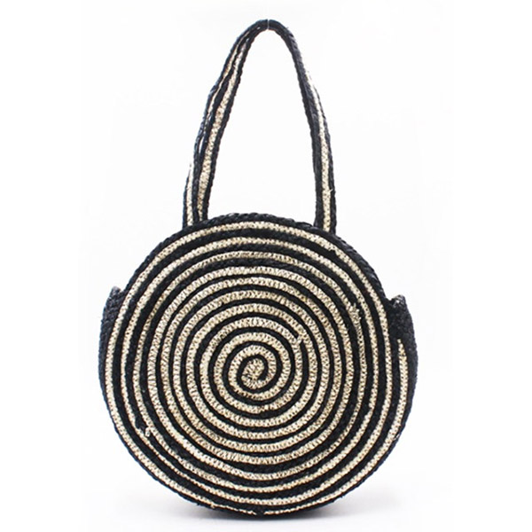 Eccochic Design Round Straw Bag Featured Image
