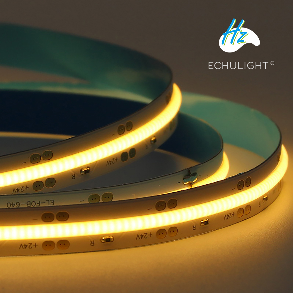 China ECDS-G480-24V-10mm Manufacturer price 480LEDS/M 10MM width cob led  flexible strip light for office Manufacture and Factory