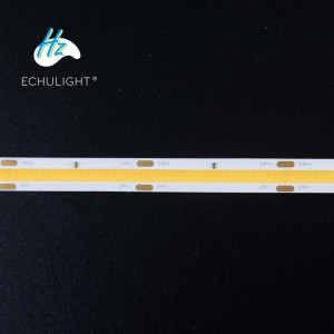 ECS-G480-24V-8mm 480LEDS/M 12MM width white waterproof flexible tape light led cob strip lights