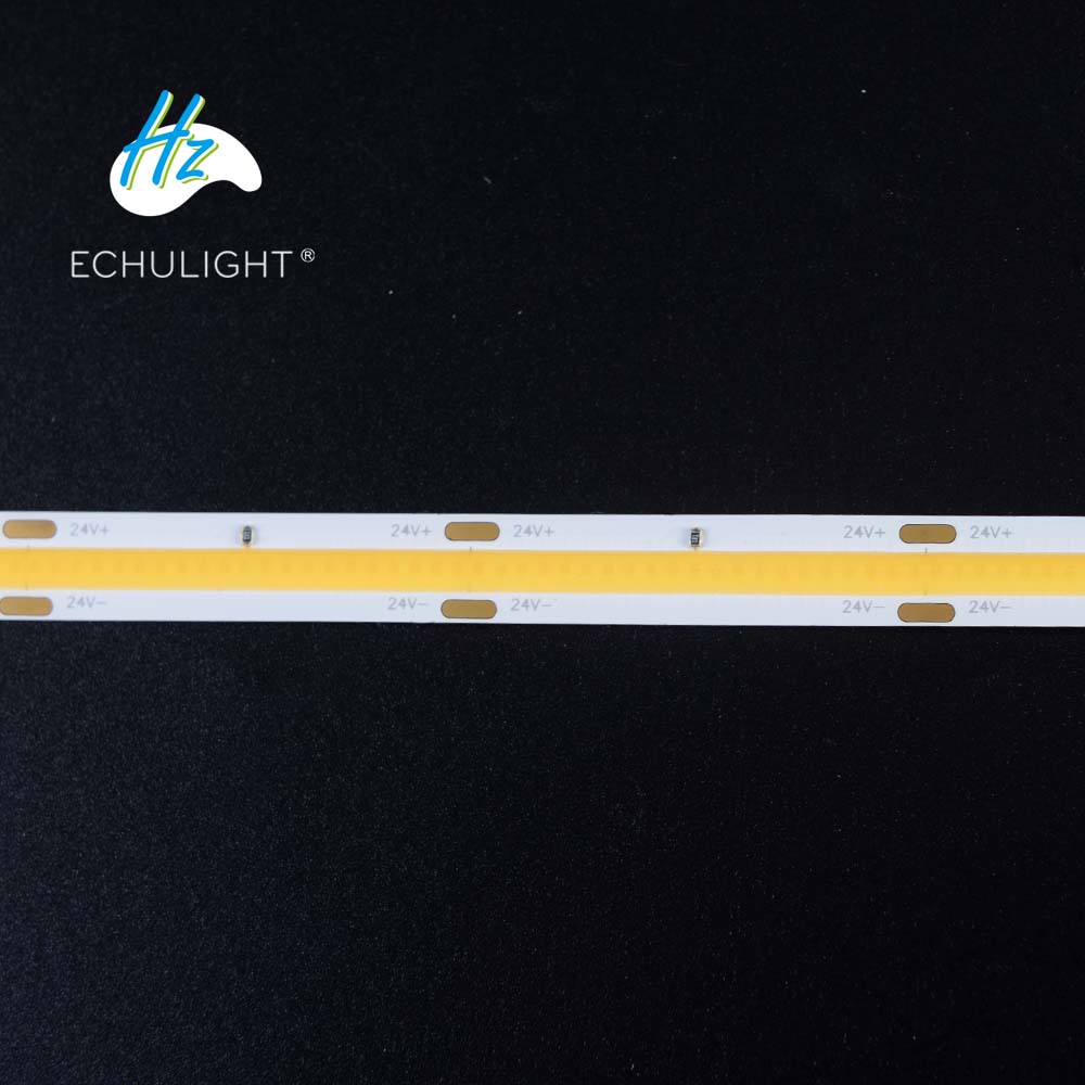 ECS-G480-24V-8mm 480LEDS/M πλάτους 12mm λευκά αδιάβροχα εύκαμπτα φώτα ταινίας led cob strip lights Προτεινόμενη εικόνα