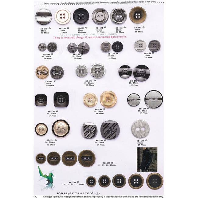 China Zinc Alloy/Copper Metal Button manufacturers and suppliers
