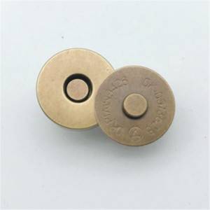 14 mm 18mm thick Handbag Magnetic buttons Super Thin magnetic snap buttons for purses handbag craft
