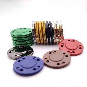 32L Colorful Metal Luxury High Quality Magnetic Snap Press Button For Women Handbag Purse Accessories