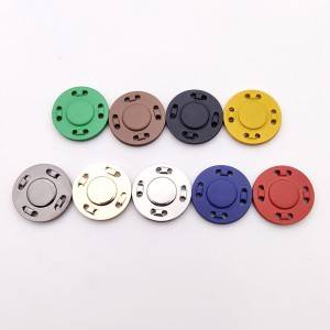 32L Colorful Metal Luxury High Quality Magnetic Snap Press Button For Women Handbag Purse Accessories