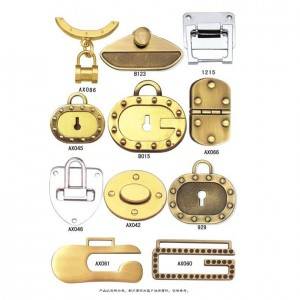 Luxury Metal Hardware Bag Lock