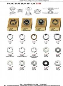 Prong snap button/ prong snap fastener