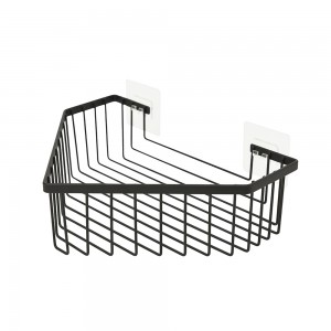 OEM/ODM Factory Stainless Steel Bathroom Accessories Shower Rack Without Drilling Corner Shelf
