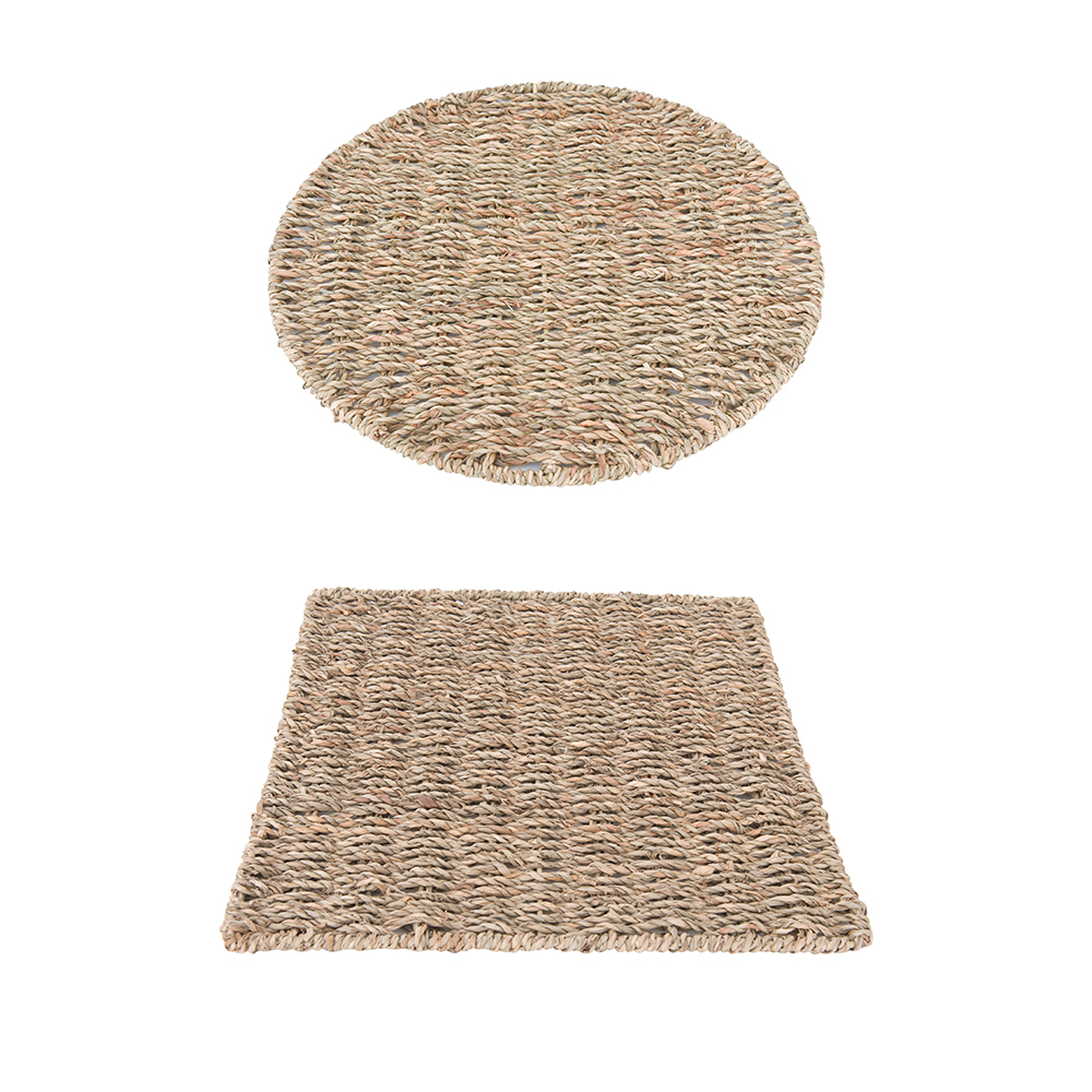 High Quality for Cupboard Shelf Organizer - Wholesales Natural Handed-Woven Sea Grass Table Mats – EISHO