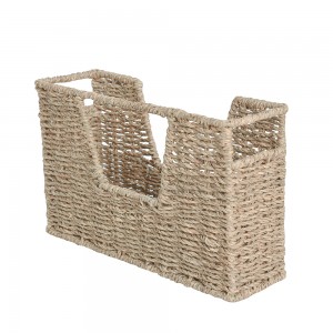 Hand-woven Sea Grass Magazine Basket