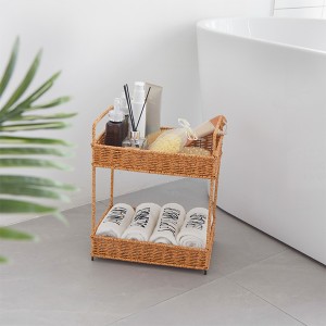 2 Tiers Hand-woven Storages Basket