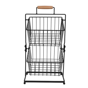 Massive Selection for Kitchen Basket 2 Tiers Side Mounted Pull out Wire Basket