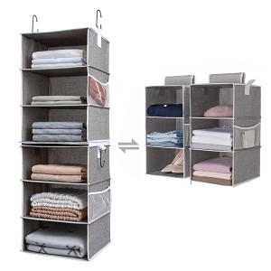 Good User Reputation for Foldable Fabric Storage - 6 Tiers Hanging Organizer – EISHO