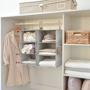 High Quality DIY Separable Muti Layer Wardrobe Hanging Storage Bag Closet Organizer
