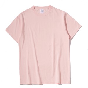 Bamboo Cotton Heavy løs t-shirt til mænd og kvinder med specialdesignet logo