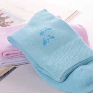 ECOGARMENTS Ankle short socks with new design autumn winter bamboo fiber breathable women solid color socks
