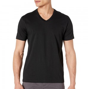 Men’s Short-Sleeve V-Neck Cotton T-Shirt