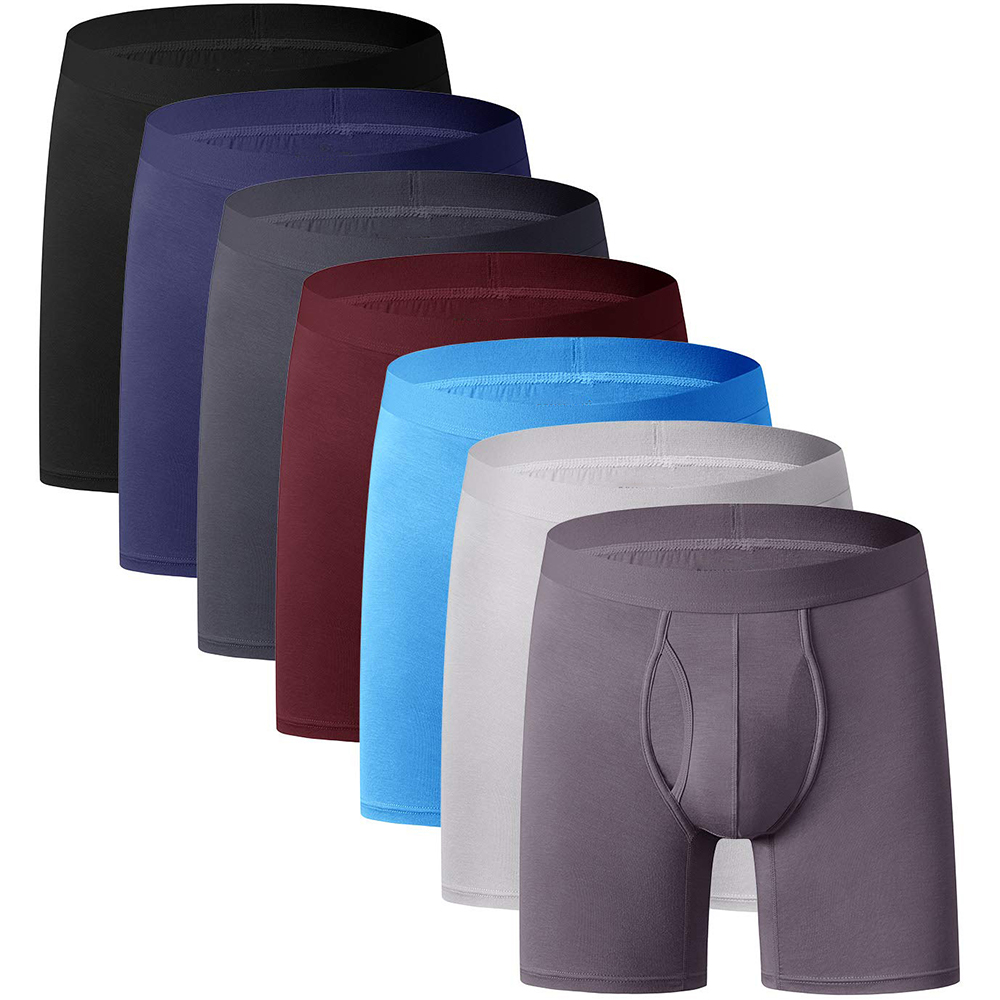 SMNDY Men's Underwear Boxer Briefs Soft Cotton No Ride-up Trunks Breathable  Sports Underwear 5 Pack : : Clothing, Shoes & Accessories